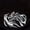 Silver, variant on Flame Dragon Silver Ring Men