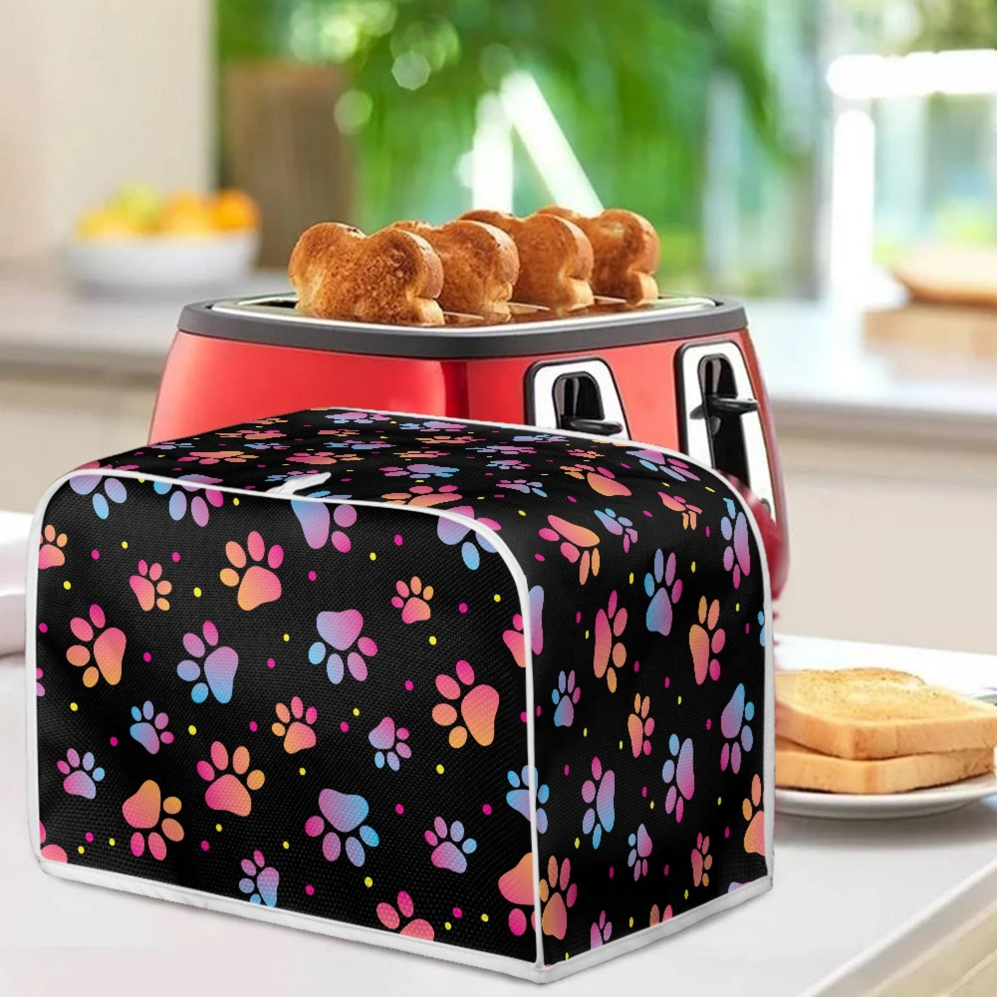 2 Slice Toaster Cover Your Are My Sunshine Sunflower Butterfly Purple  Toaster Dust Cover with Pocket…See more 2 Slice Toaster Cover Your Are My