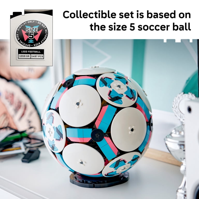 LEGO Editions Soccer Ball - Building Toy for Kids - Collectible