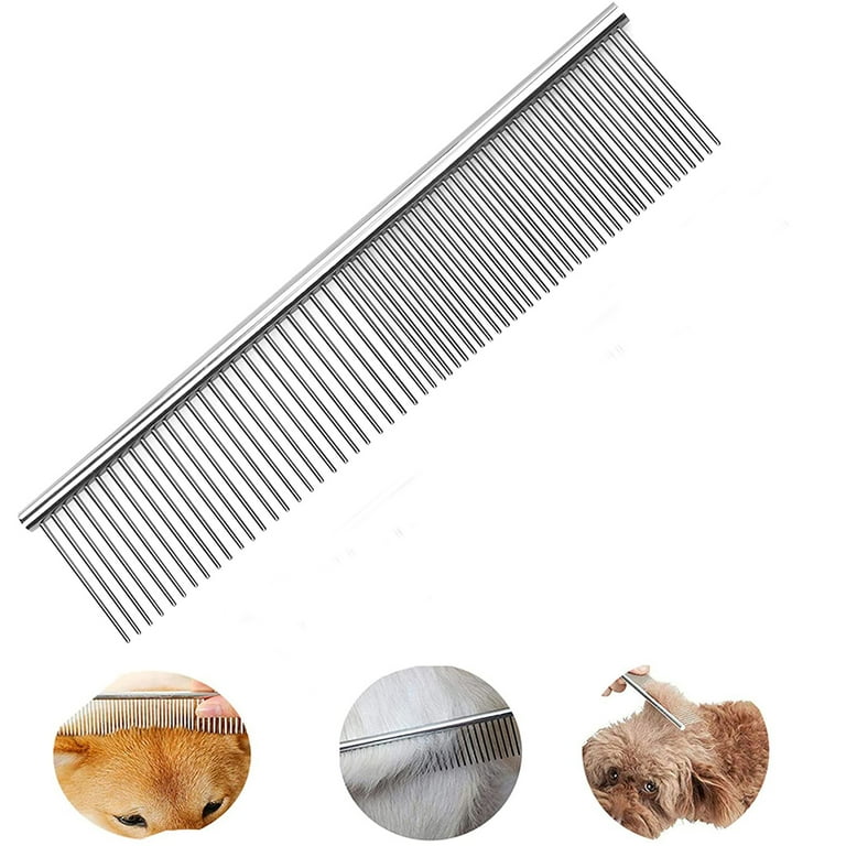 Stainless steel top dog comb