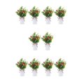 thumbnail image 1 of Yuarrent 2 piezas de ramas de limón artificiales, fáciles de limpiar, amplia aplicación para cualquier espacio, bajo mantenimiento, fresa Type2 NO2, 1 of 6
