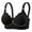 1Black, variant on Cleaning Plus Size Scalloped Bra for Women No Underwire Full Coverage Shelf Bralettes One Piece Seamless Bra Anti-Sagging Support Push-Up Brassiere Adjustable Lace-Up Everyday Bras