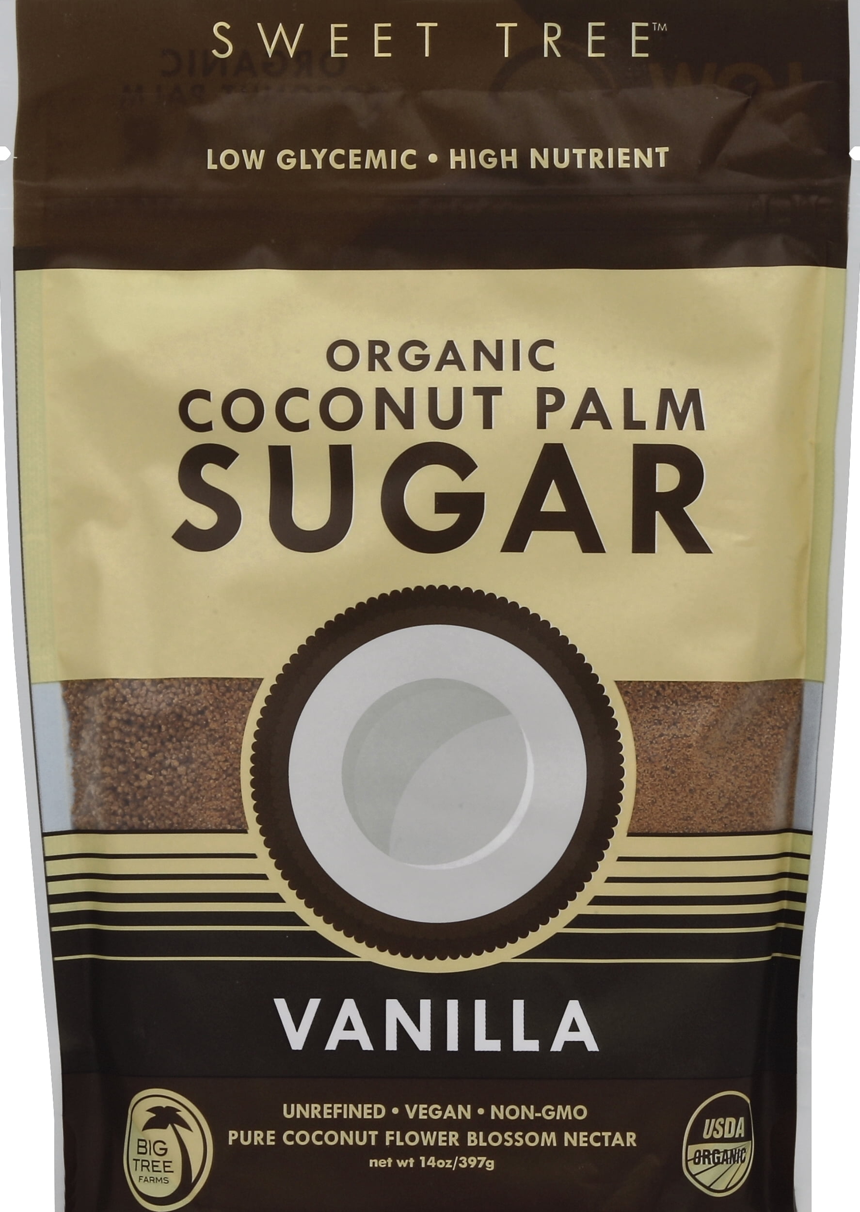 Big Tree Farms Vanilla Coconut Sugar 14 oz (Pack Of 6)