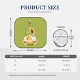 thumbnail image 3 of Easygdp Sunflower Gnomes 2 Pcs Windshield Sun Shade,Foldable Car Front Window Sun Shade Protection,Blocks Heat And Sunlight,Car Interior Accessories - Medium, 3 of 7