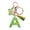 A-green, variant on Cute Initial Letter Keychains for Women Girls Tassel Butterfly Pink Purple Green Keychain for Backpack School Bag