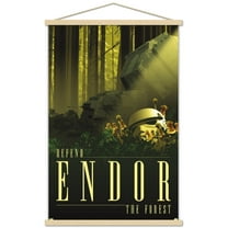 Star Wars: Endor - See the Forest by Russell Walks Wall Poster with Magnetic Frame, 22.375" x 34"