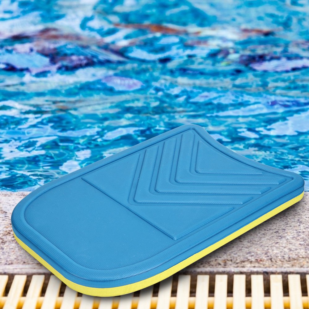 Tebru Double Layer Kickboard, Environmental EVA Material Pool Floating Board, Swimming Beginners