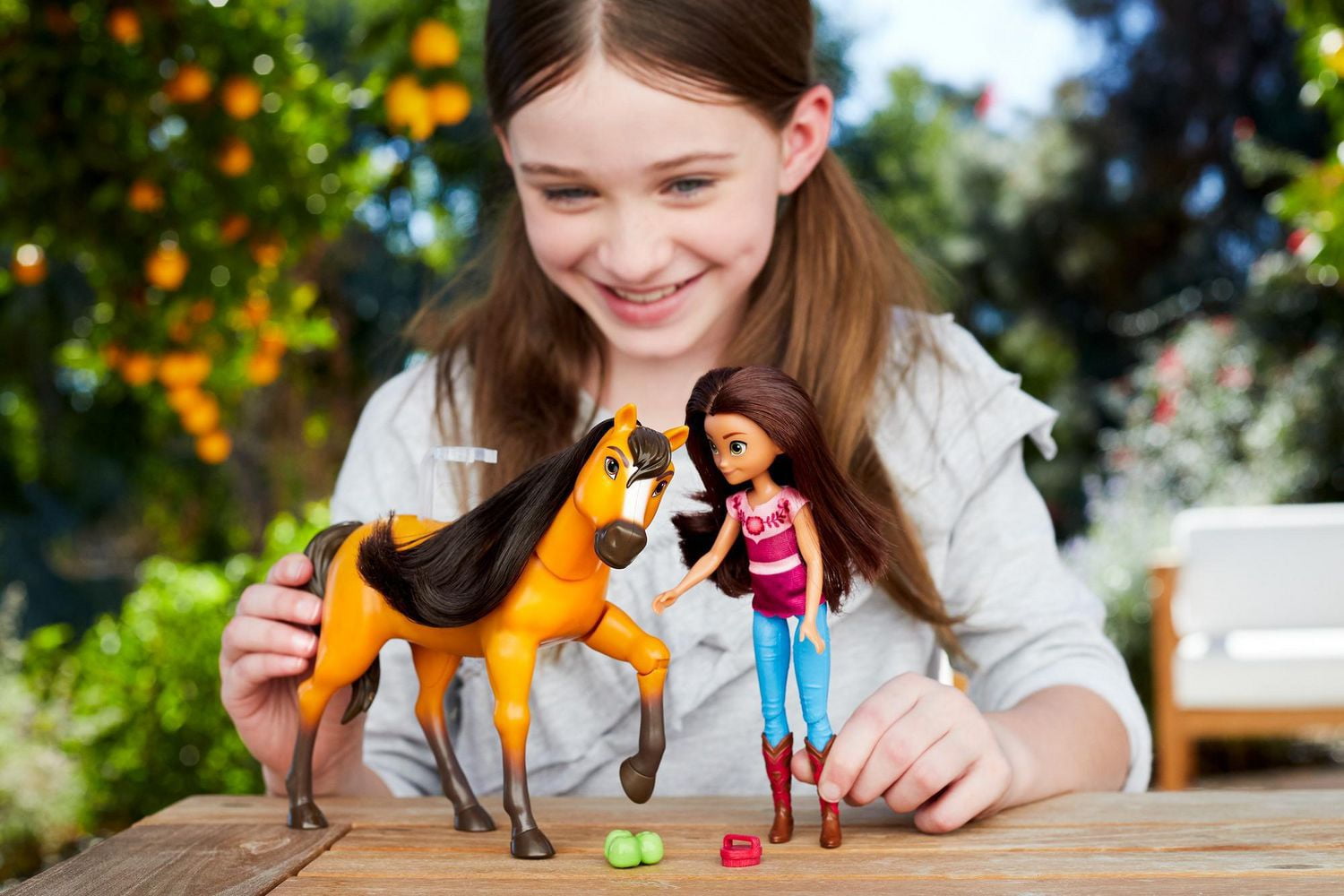 Spirit Untamed Nuzzle & Play Lucky Doll & Spirit Horse