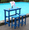 Navy Blue-Bar Table, variant on Resenkose HDPE Outdoor Bar Dining Chair, Waterproof Corrosion Resistant All Weather Seating for Garden, Lawn, Backyard, Navy Blue