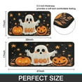 thumbnail image 7 of Night Ghost BOO Evil Pumpkin Halloween () Kitchen Mats Sets Of 2 Decor Mats for Floor Bathroom-Non Skid Washable Floor Mats Retro Rugs (17x47in+30x17in), 7 of 7