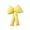 🍩 Yellow, variant on Christmas Bow Ornaments Soft Pastel Tree Decor for Wreaths, Garlands, Parties