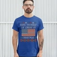 thumbnail image 3 of Tee Hunt Have Yourself an American Christmas T-Shirt Ugly Sweater Patriotic Men's Tee, 3 of 5