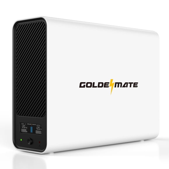 UPS GOLDENMATE 1000VA 600W con batería LiFePO4 y 8 tomas