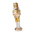 thumbnail image 2 of Figura de cascanueces de Navidad, muñeco de cascanueces de cristal, adorno de mesa coleccionable para escritorio o chimenea, regalo navideño único Grande, 2 of 8