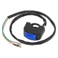 thumbnail image 4 of Unique Bargains Black 7/8' 22mm Motorcycle Handlebar Toggle Switch Headlight Switch with On Off Push Button, 4 of 7