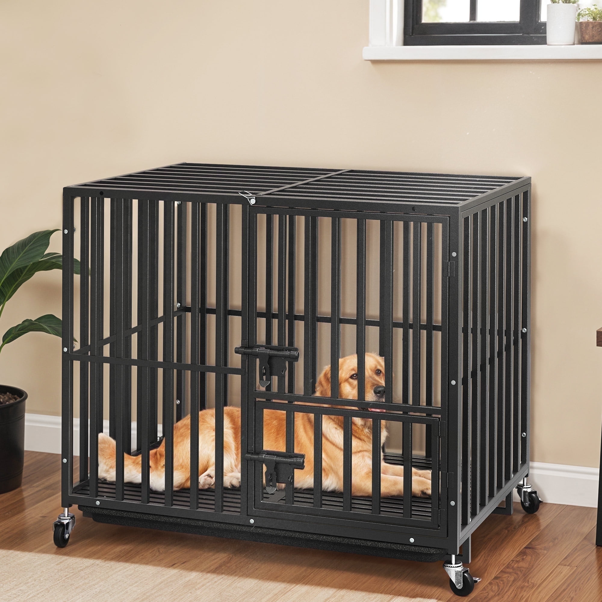 Homey Pet Large Dog Cage, 37
