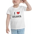 thumbnail image 3 of I Love Atlanta Funny Toddler T-Shirts for Boys Girls (White, Youth M), 3 of 5