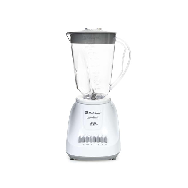 Licuadora Koblenz 10 Vel 1.250 LT Vaso de Plástico Blanco LKM-5510PB