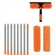 thumbnail image 1 of Kit de Limpieza de Ventanas Extendido 2 en 1, Limpiador de Vidrios de Doble Cara, Plumero, Trapeador, Herramientas de Limpieza de Ventanas Giratorias de 180°., 1 of 5