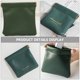 thumbnail image 5 of BRIGHTFUFU 2pcs bolso de monedas cuadradas bolsas de almacenamiento de cables pequeños PU cuero bolsas para auriculares, 5 of 8
