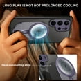 thumbnail image 2 of Aromatherapy Heat Dissipation Case for Samsung Galaxy S25 Ultra Lens Camera Protect Magnetic Bracket PC Translucency, 2 of 5