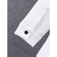 thumbnail image 6 of Mikrdoo Boys Long Sleeve Color Block Button Down Tops, Sizes 7-15, 6 of 8