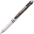 thumbnail image 2 of Bolígrafo de gel Pentel EnerGel Pearl RTX de 0,7 mm con punta de aguja, color negro, 5 unidades, 2 of 7
