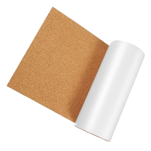 ETHZZLE Beige Self Adhesive Cork Drawer Liner Roll for Kitchen Cabinet Shelf and Bathroom