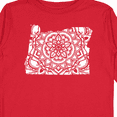 thumbnail image 4 of Inktastic Oregon Silhouette Mandala Boys or Girls Long Sleeve Toddler T-Shirt, 4 of 5