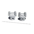 thumbnail image 4 of 2 Pieces Scroll Saw Wire Blade Saw Clamp Head Saw Clamps Heavy Duty Metal Construction for Precise and Accurate Cutting, 4 of 9