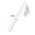 thumbnail image 2 of vnanda Funny Cat Toys Cat Teasing Stick Interactive Toy with Feather Relieve Boredom Stress Train Entertain Cat with Durable for Stimulating for Active, 2 of 8