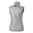 thumbnail image 3 of Women's Cutter & Buck Gray Green Bay Packers Rainier PrimaLoft Eco Insulated Full-Zip Puffer Vest, 3 of 3