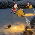 thumbnail image 7 of Boovnll Solar Santa Claus Watering Christmas Lights Outdoor 32" Waterproof Garden Stakes Christmas Lights for Garden, Yard, Porch, Patio Decorations, 7 of 7