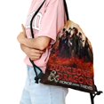 thumbnail image 2 of Dragones y Mazmorras Mochila de Cuerdas para Deportes y Gimnasio, Bolsa de Cuerdas Resistente al Agua, Bolsa Cinch, 30×40cm, 2 of 6