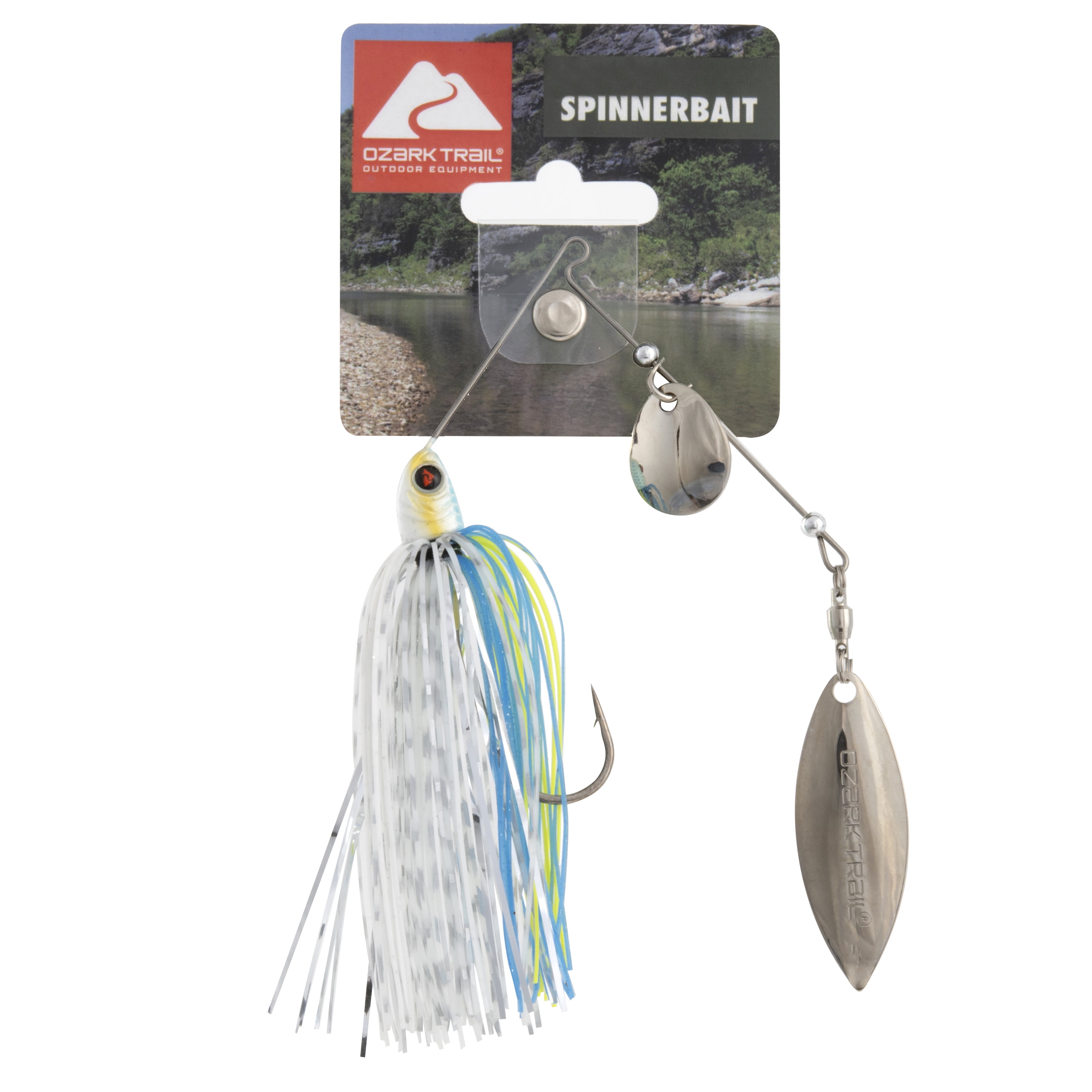 (2 pack) Ozark Trail Sabiki Rig with Green Beads and Mylar Bodies for Fishing, 6 Count