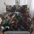 thumbnail image 1 of Teenage Mutant Ninja Turtles Bedding Set Teenage Mutant Ninja Turtles D Pattern Printed Duvet Cover Zipper Closure With Pillowcases Microfiber P 135*2, 1 of 5