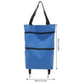 thumbnail image 3 of Sac Chariot Pliable Sac de Magasinage Pliant avec Roues Sac d'Épicerie Pliable Sac à Lessive, 3 of 9