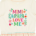 thumbnail image 4 of Inktastic Mimi and Papa Love Me Girls Toddler Dress, 4 of 5