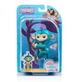 thumbnail image 3 of Fingerlings Glitter Monkey - Quincy - Teal Glitter - Interactive Baby Pet - By WowWee ( Exclusive), 3 of 6