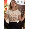 thumbnail image 2 of Raise A Hippie T-Shirt Women -Smartprints Designs, Female Large, 2 of 4
