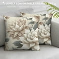 thumbnail image 3 of Wuche Poppies Watercolor Vintage Abstract Tropical Plant Flower Pillow Covers Pillowcases Home Decor Bed Couch Sofa Office Living Room Cushion 18x18Inch Multiple specifications, 3 of 5