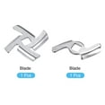 thumbnail image 3 of Uxcell Meat Grinder Blade 45mm 47mm 49mm Stainless Steel Knife Cutter Replacement for Grinders 1 Set, 3 of 5