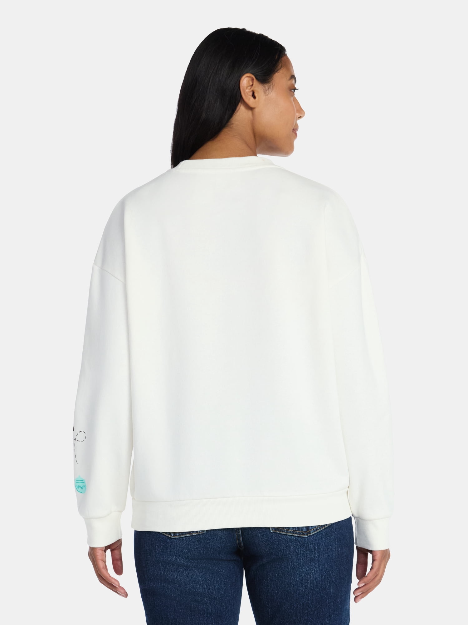 Winnie the Pooh Women's St. Patrick's Day Graphic Sweatshirt with Long Sleeves, Sizes XXS-XXL