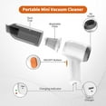 thumbnail image 3 of NICE BUDDY Cordless Vacuum Cleaner-Mini Air Duster, Portable Handheld Vacuum, 3 in1Dry Use for Car Keyboard,Dust Buster & Air Blower for Kitchen, 6000PA Suction,Inflate/Deflate Swim Ring, 3 of 7