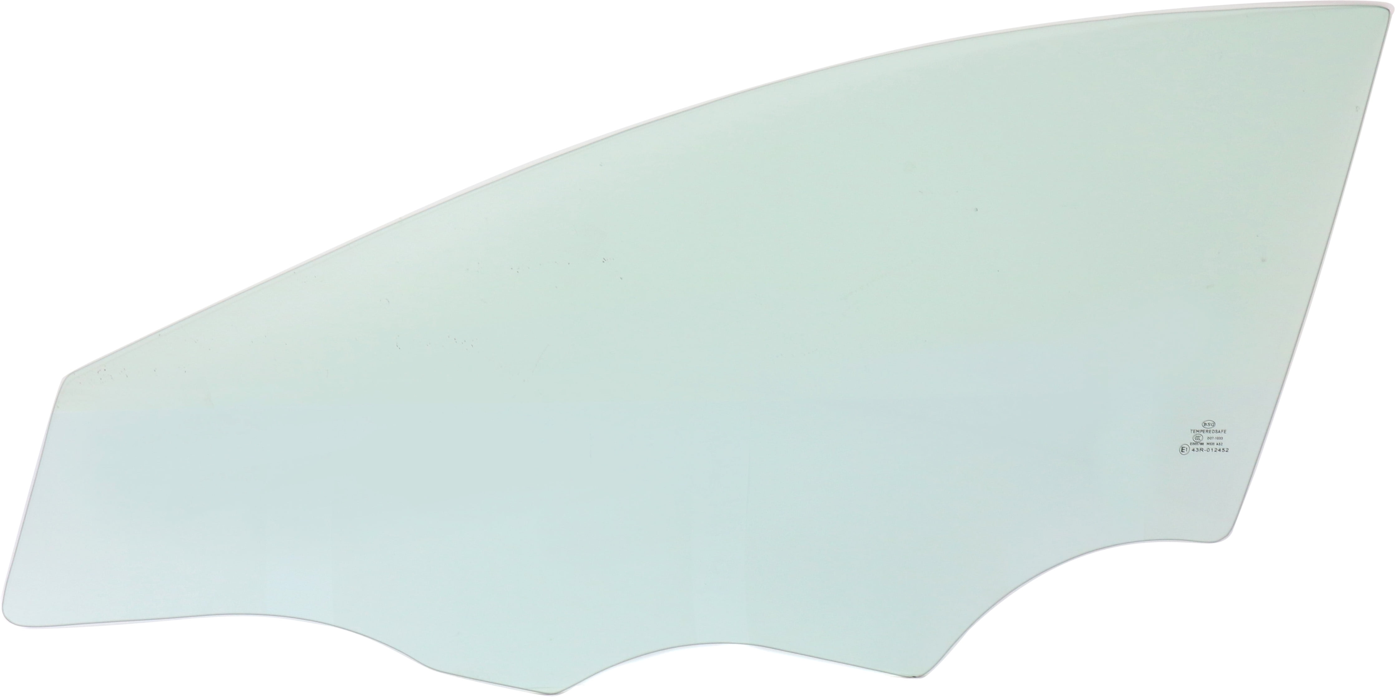 Evan-Fischer Replacement Door Glass Right Front Passenger Side For 1999-2003 Toyota Tacoma - Green Tint