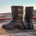 thumbnail image 2 of AnuirheiH Men's Fall And Winter Rain Boots Plush Velvet High-Tube Snow Boots Outdoor Sports Shoes Clearance, 2 of 8