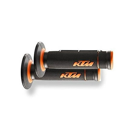 Open End Dual Compound Hand Grips, Grips combine the durability of KTM Firm Compound Grips By KTM Ship from