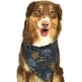 thumbnail image 6 of Naloa Sunflowers Dog Bandanas 1PC Washable Triangle Dog Scarfs Premium Durable Fabric, for Small Medium Large Dogs and Cats, 6 of 6