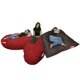 thumbnail image 3 of Puff Cama Individual 2 en 1 con Taburete Baggy Rojo 100 x 180 cm, 3 of 3