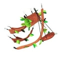 thumbnail image 2 of EeaseMX 5 piezas de columpio para hámster, columpio de peluche con forma de árbol y hojas colgantes, juguete creativo de teleférico., 2 of 7